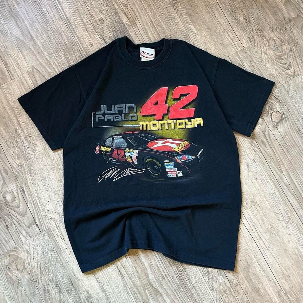 vintage chase authentics juan pablo montoya shirt